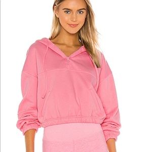 Alo Stadium Half Zip — Macoron Pink